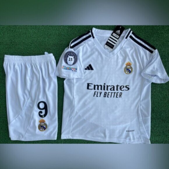 2024/25 Real Madrid kids soccer jersey youth Mbappe - Picture 2 of 10